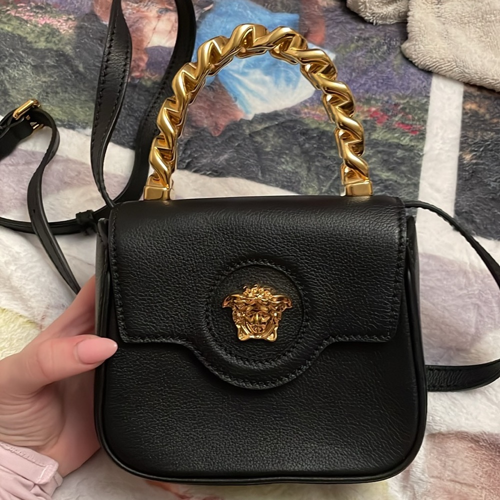 Versace La Medusa Mini Bag Black